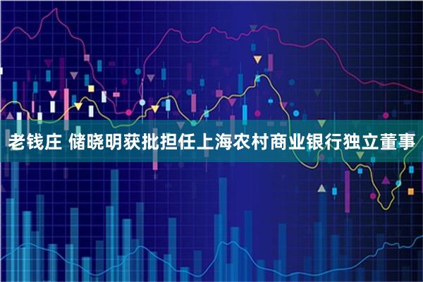 老钱庄 储晓明获批担任上海农村商业银行独立董事