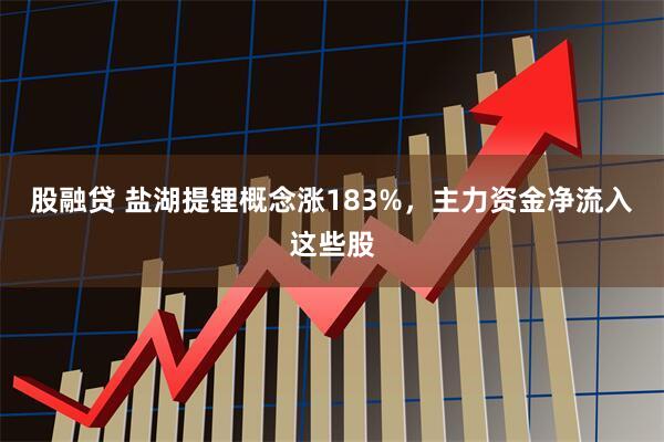 股融贷 盐湖提锂概念涨183%，主力资金净流入这些股
